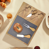 Bestselling Premium Acacia Wood Steak and Cheese Board Set with Laser Logo Includes Chopping Tool and Knife