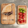 Natural Wood Serving Platter Restaurant Quality Ellipse Dinner Plate Round Wooden Trays for Food Wholesale Charger Dishes