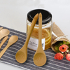 Customized Logo Classic Eco-Friendly Natural Bamboo Coffee & Honey Stirring Spoon with Long Handle
