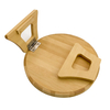 Bamboo Sofa Arm Tray Eco-Friendly Sustainable Multifunction Foldable Luxury Serving Tray for Home Kitchen & Living Room