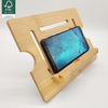 Hot Selling Portable Mobile Phone Holder Custom logo Bamboo Phone Stand Holder for Smart Phone
