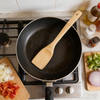 High Quality Classic Eco-Friendly Non-stick Bamboo Square Spatula 30cm Cooking Wooden Spoon