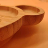 Custom Design Kids Bamboo Wooden Suction Plate
