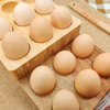 Wooden Egg Tray 18 Holder, Handmade Egg Tray Holder for Refrigerator or Egg Holder Countertop Storage