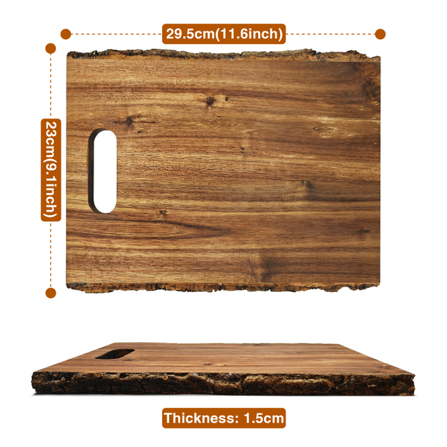 Wholesale Large Blank Acacia Wood Chopping Cutting Boards Set Rotten Wooden Cutting Board
