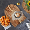 Decorative Cutting Board Wood Serving Board Cheese Platter Wooden Board for Kitchen/Shelf/Home Decor Charcuterie Board
