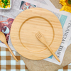 Wholesale Supplier Export Wooden Charger Plate Customized Size Dinnerware Decorate Wooden Charger Plate