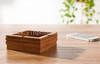 Bamboo square Smoking Ashtray