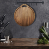 Wholesale Acacia Wood Cutting Board for Chopping in Kitchen or Restaurant Custom Logo Round Cheese Board