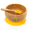 Mix & Match Organic - Bamboo Baby Gift Set. Bamboo Baby Bowl + Bamboo Baby Divided Plate + 5 Assorted Spoons Set. Great