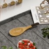 Environmentally Friendly and Non-toxic 7-Inch Serving Utensils Large Bamboo Spoon for Cooking Scoops Included