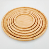 Popular Dish Set Kitchen Dinner Dinnerware Bamboo Dinning Plates Free Sample Luxury for Restaurant and Home Modern Wood Dishes