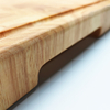 Rubber Wooden Cutting Board End Grain Cutting Board, Butcher Block, Chopping Board - Reversible Multipurpose