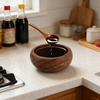 Mini Eco-Friendly Wood Bowls Disposable Food-Safe Dish Alternative for Soy Sauce Dessert Sides Dipping