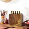 Top-Selling Customized Acacia Wooden Sustainable Table Chef Knife Stand Kitchen Knife Holder