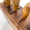 Top-Selling Customized Acacia Wooden Sustainable Table Chef Knife Stand Kitchen Knife Holder