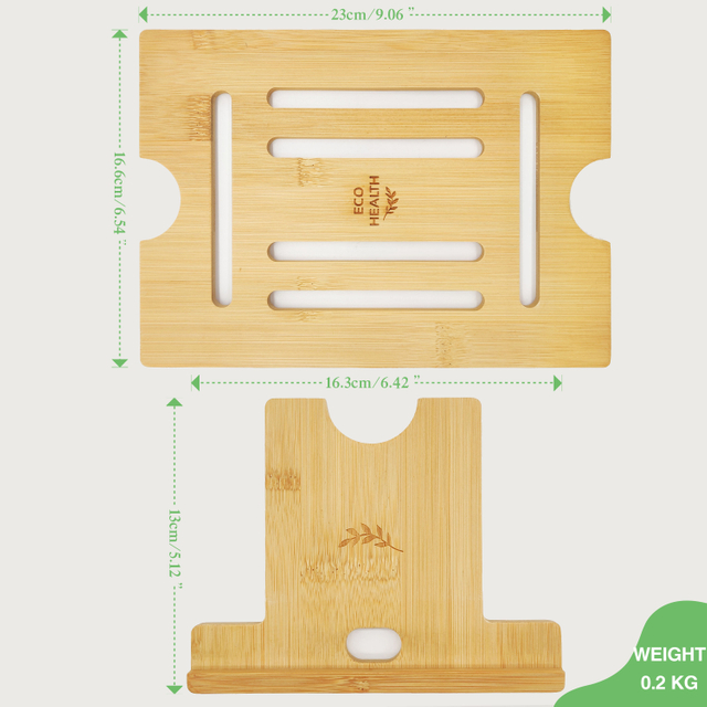 Hot Selling Portable Mobile Phone Holder Custom logo Bamboo Phone Stand Holder for Smart Phone