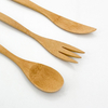 Environmentally Friendly Bamboo Cutlery Set for Camping Includes Knives Forks Spoons Utensils Perfect Dinnerware Set
