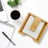 Natural Eco-friendly High Quality Wooden Tissue Box Napkin Holder for Bathroom Office Desk Nightstand