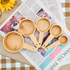 Wholesale Bamboo Scoop Tea Coffee Small Spoon Spatula Measuring Spice Rice Bamboo Litter Handcrafted Coffee Tea Tools