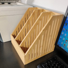 Natural Bamboo Three-Layer Modern Sustainable Durable Multifunctional Detachable Bookshelf Living Room Display Storage Rack