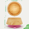 Natural Material Non-slip Polished Bamboo Cat Bowl Cup Durable Eco-Friendly LFGB Certified Customized Packing Home Use Free
