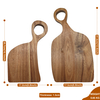 Kitchen Acacia Wood Cutting Boards Beech Chopping Board Wooden Couple Cutting Board with Handle