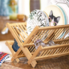 Wooden 2-Tier Dish Drainer Kitchen Plate Rack Kitchen Home Storage Organization Bamboo Collapsible Dish Drying Rack