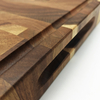 Multipurpose Rectangle Acacia Wood End Grain Wooden Meat Vegetables Chopping Cutting Board