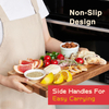 Hot Selling Natural Wood Laser Engraved Eco-Friendly Durable Sustainable Cutting Board Kitchen Chopping Block Juice Groove
