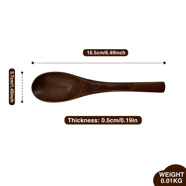 Wholesale Natural Walnut Spoons New Material Utensils for Hotels and Restaurants Cooking Use