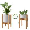 Bamboo Wooden Adjustable Modern Multilayer Eco-Friendly Durable Plant Stand & Flower Pot Stand for Garden & Home