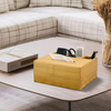 Bamboo Rectangular Office Organizer Multifunction Tissue Box Cover Dresser Makeup Holder Storage Boxes Bins American Style