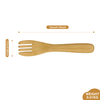 Reusable Classic Bamboo Spoon and Fork Set for Baby-Durable BPA Free Eco-Friendly Dinnerware Wholesale