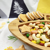 Cartoon Baby Tableware Eco-Friend Does Not Contain BPA Fish Bamboo Baby Plate & Spoon