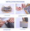 Bamboo Rim Cloth Laundry Storage Basket Clothes Collection Basket
