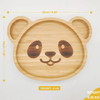 Custom Eco Divided Wood Wooden Bamboo Children's Baby Kids Dinner Dish Plate Set for Kids Baby Bowl