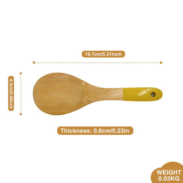 Wooden Spoons for Cooking Wooden Kitchen Utensil Set Natural Material Bamboo Spatula and Cooking Utensils Tools