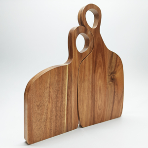 Kitchen Acacia Wood Cutting Boards Beech Chopping Board Wooden Couple Cutting Board with Handle