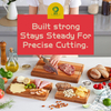 Hot Selling Natural Wood Laser Engraved Eco-Friendly Durable Sustainable Cutting Board Kitchen Chopping Block Juice Groove
