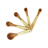 Custom Logo Hot Selling Wooden | 5pcs Wooden Bamboo Measuring Spoon Sets
