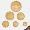Popular Dish Set Kitchen Dinner Dinnerware Bamboo Dinning Plates Free Sample Luxury for Restaurant and Home Modern Wood Dishes