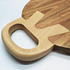 Acacia Wood Cutting Board with Handle Eco-Friendly Kitchenware Dishwasher Safe Chopping Board for Cheese & Charcuterie Serving