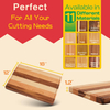 Hot Selling Natural Wood Laser Engraved Eco-Friendly Durable Sustainable Cutting Board Kitchen Chopping Block Juice Groove