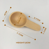 Manufacturer Wholesales Eco-Friendly Wooden Scoop DIY Coffee Bean Measuring Spoon for Home Kitchen