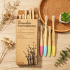 100% Eco Friendly Toothbrush Bamboo Adult Kid Cepillos De Dientes De Bambu Bamboo Bristle Toothbrush