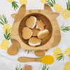 Eco-Friendly Baby Toddler Bamboo Stay Put Spill Proof Suction Bowl Bamboo Plate Kids