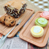 Natural Wood Serving Platter Restaurant Quality Ellipse Dinner Plate Round Wooden Trays for Food Wholesale Charger Dishes
