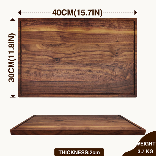 Hot Selling Custom Acacia Wood Charcuterie Cheese Board Rectangle Wood Cutting Board for Kitchen Juice Groove Eco-Friendly