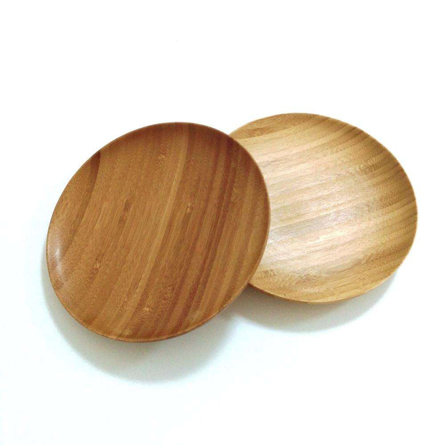Eco-friendly Dinner Handmade Bamboo Plate